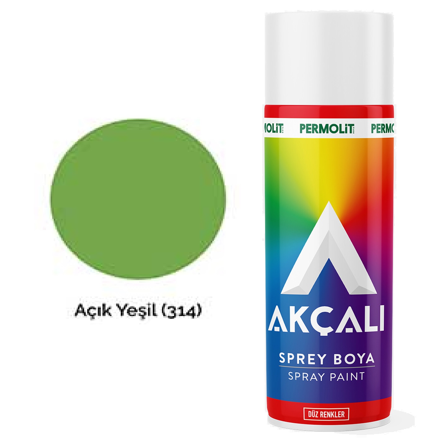 SPREY BOYA ACIK YESIL AKCALI 314